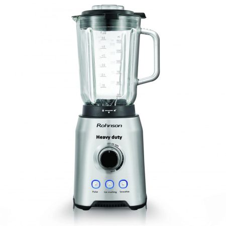 Блендер Rohnson R-583 Heavy Duty, 1400W, 1.5L, стъклена кана, 6 остриета, Pulse/Лед/Смути