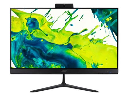 Настолен компютър - всичко в едно Acer Aspire C24-B, 23.8'' FHD IPS AiO 120Hz, Intel Core Ultra 5 115U (up to 4.20GHz, 10MB), 16GB DDR5 (1 slot free), 512GB SSD, no DVD, Intel UHD, HDMI, USB 3.2, USB 2.0, Type- C, RJ-45, WiFi 6, BT 5.0, Glan,Tilt, Cam+mic