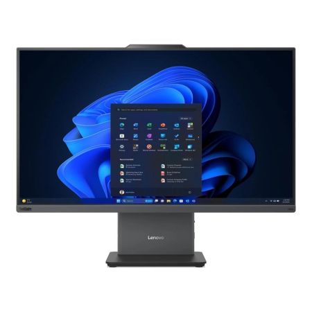 Настолен компютър - всичко в едно Lenovo ThinkCentre neo 50a 24 G6 AIO Intel Core Ultra 7 256V, 8C (up to 4.8GHz, 12MB), 16GB LPDDR5X-8533, 512GB SSD, 23.8" FHD (1920x1080) IPS AG, Integrated Intel Arc Graphics, 5MP, WLAN, BT, KB, Mouse, Luna Grey, Monito