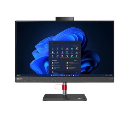 Настолен компютър - всичко в едно Lenovo ThinkCentre neo 50a 27 G6 AIO Intel Core Ultra 7 256V, 8C (up to 4.8GHz, 12MB), 16GB LPDDR5X-8533, 512GB SSD, 27" FHD (1920x1080) IPS AG, Integrated Intel Arc Graphics, 5MP, WLAN, BT, KB, Mouse, Luna Grey, Monitor 