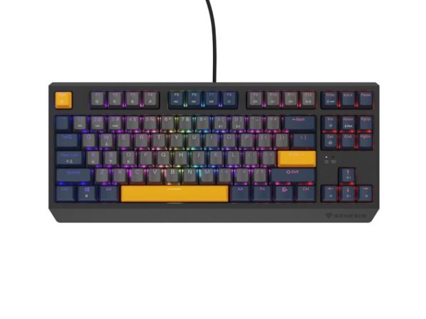 Клавиатура Genesis Gaming Keyboard Thor 230 TKL Naval Blue Negative US RGB Mechanical Outemu Panda