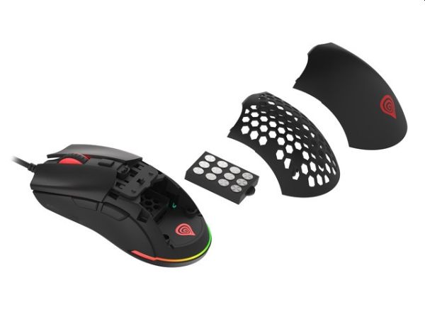 Мишка Genesis Gaming Mouse Krypton 8000DPI RGB Ultralight Black PAW3333