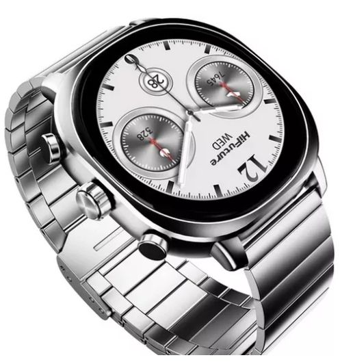 Часовник HiFuture AIX  Silver,  1.43"AMOLED, 466*466, Powered by Dual Core & Syntra AI, Bluetooth Call, 1ATM Waterproof, Sixth Generation Health Sensor, Stainless Steel, Up to 10 days daily use