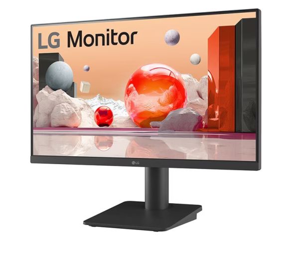 Монитор LG 24MS550-B,  23.8" IPS, AG, 5ms, 100Hz, 1000:1, 250cd/m2, Full HD 1920x1080, NTSC 72%, Reader Mode,  2xHDMI,  Speaker 2W x 2, Tilt, Height, Reader Mode, Headphone Out, Black