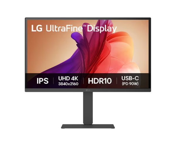 Монитор LG 27U730A-B, 27" UltraFine UHD, IPS 4K , 5ms, 1000:1, 300cd/m2, 3840 x 2160, DCI-P3 90%, HDR 10, HDMI, USB-C, PD- 90 W, DisplayPort, Reader mode, Dynamic Action Sync, Tilt, Height (Range), Swivel, Speacers 2x5W, LG Switch, Black