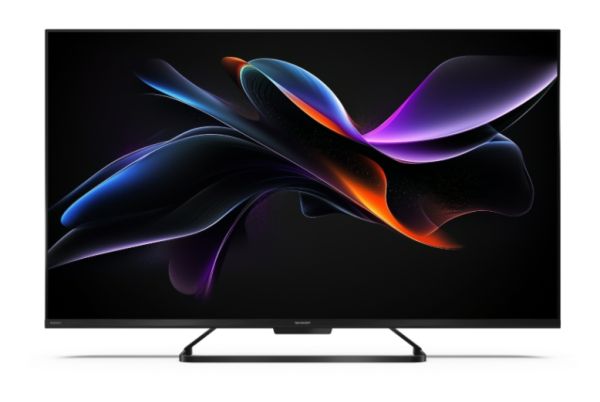 Телевизор Sharp 43HR7265E, 43" QLED Google TV, 144 Hz, 4K Ultra HD 3840x2160 Frameless, AQUOS, DVB-T/T2/C/S/S2, Active Motion 1400, HDR10, Dolby Atmos, Dolby Vision, DTS:X, Google Assistant, Google Cast, HDMI 2.1 with eARC, VRR, 3.5mm Headphone jack / lin