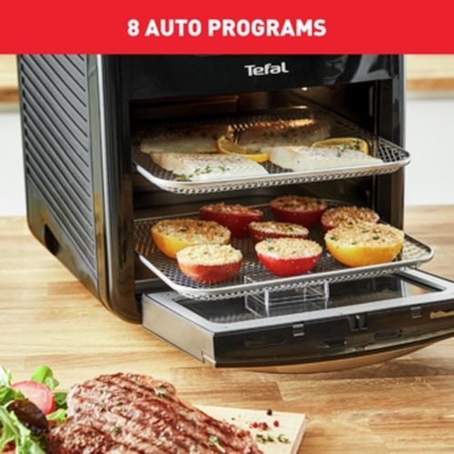 Уред за здравословно готвене Tefal FW501815, EasyFry Oven&Grill XXL,11L,  9 programs (Airfry, Roast, Grill, Bake, Broil, Dehydrate, Toast, Rotisserie, Reheat), adjustable temp, manual mode, 7 accesorizes