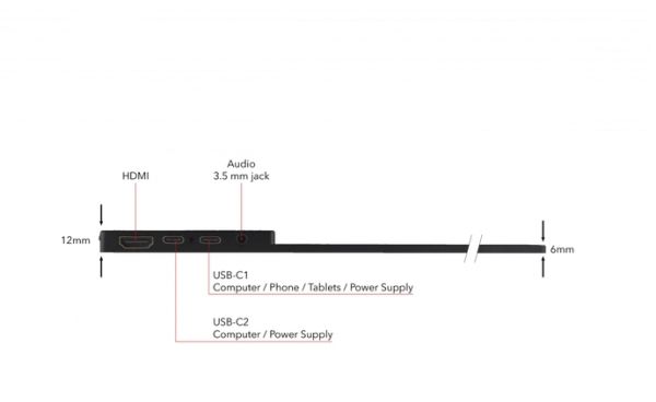 Монитор Verbatim PMT-17-4K Portable Touchscreen Monitor 17.3" 4K Ultra HD Metal Housing