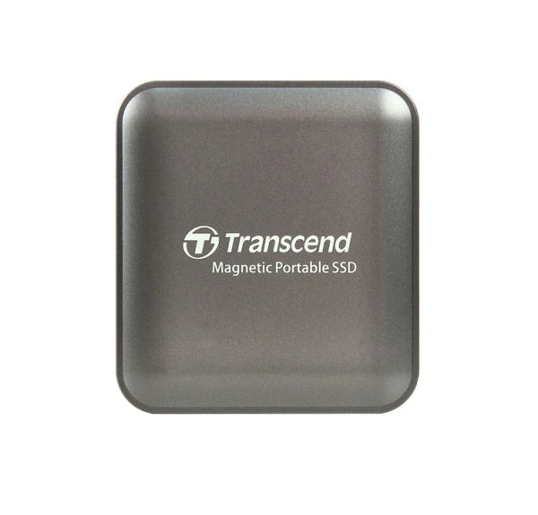 Твърд диск Transcend 2TB, External SSD, ESD420C, USB 20Gbps, Type C, Magsafe, Iron Gray