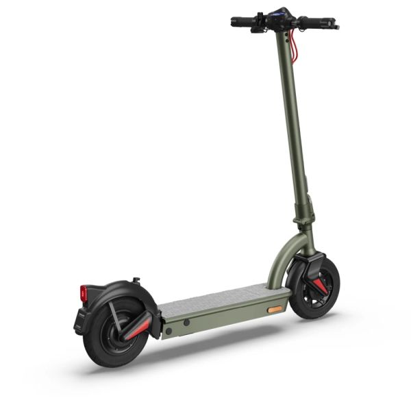 Електрически скутер Sharp Electric Scooter, Range per charge: 35 km, 350W Motor, LED Display, e-ABS, USB Charging Port, Bluetooth, IPX4 certification, 10" Pneumatic tyre, Triple brake system, Rear Suspension, Max load: 120 kg, Olive Gray