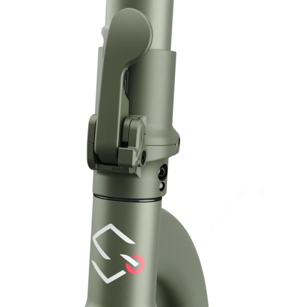 Електрически скутер Sharp Electric Scooter, Range per charge: 35 km, 350W Motor, LED Display, e-ABS, USB Charging Port, Bluetooth, IPX4 certification, 10" Pneumatic tyre, Triple brake system, Rear Suspension, Max load: 120 kg, Olive Gray