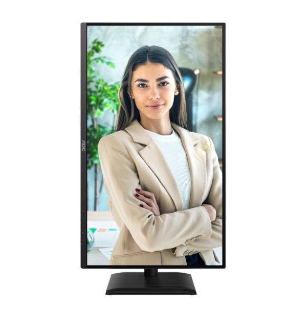 Монитор AOC Q27P4U, 27" IPS WLED, 2560x1440@120Hz, 4ms GtG, 350cd m2, 1500:1, DCR 50M:1, Adaptive Sync, FlickerFree, Anti Blue Light, 2Wx2, Tilt, Height Adjust, Pivot, Swivel, 2xHDMI, DP, USB hub