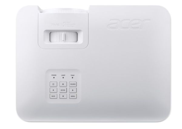 Мултимедиен проектор Acer Projector Vero XL2320p, DLP, Laser, WXGA (1280x800), 4000 ANSI Lumens, 50,000:1, 1.1x, Dynamic Black, HDMI 1.4 x 2, DC Out (5V/1.5A, USB-A), RS232, Speaker 15W, Laser lifespan up to 30,000h, 2.9 kg, Bag, White