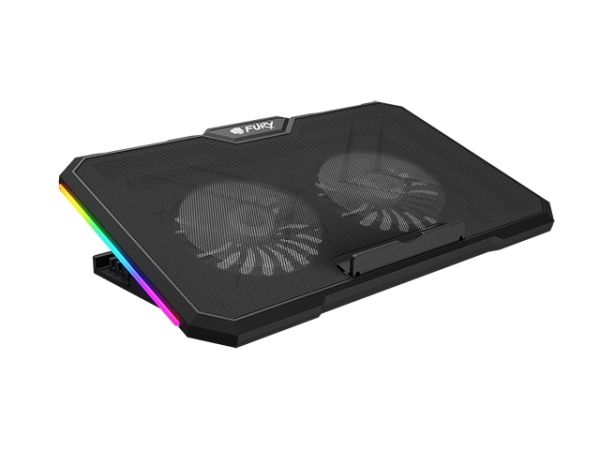 Стойка Fury Gunbai G3 Laptop Cooling Pad 14.1-17.3" 2 fans, RGB LED Light, 2 USB