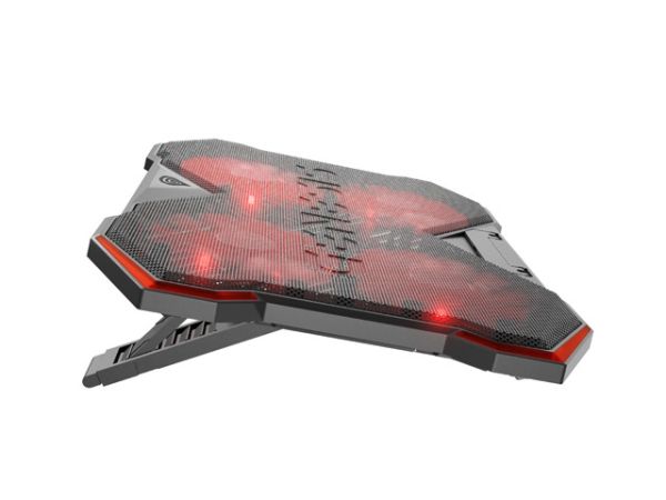 Стойка Genesis Laptop Cooling Pad Oxid 260 15.6-17.3 4 Fans, Led Light, 2 Usb