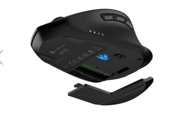 Мишка Natec Mouse Kite Wireless 4000DPI Optical Silent tilt wheel, Black