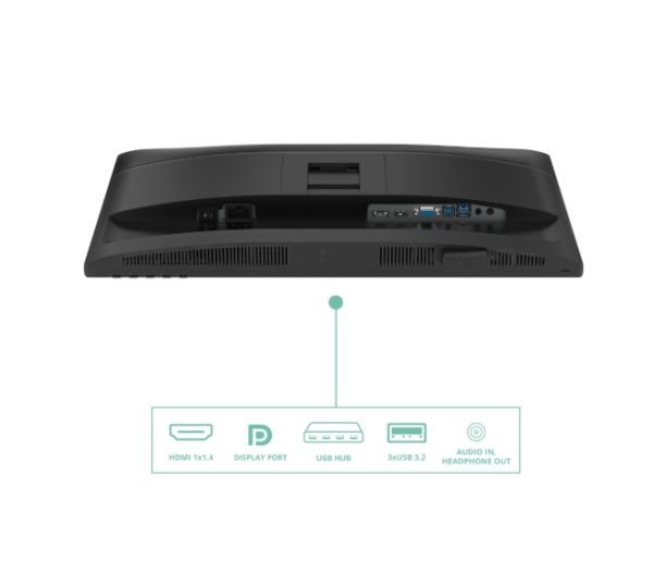 Монитор AOC 24P4U, 23.8" IPS WLED, 1920x1080@120Hz, 4ms GtG, 300cd m/2, 1500:1, 20M:1, Adaptive Sync, Anti Blue Light, FlickerFree, 2Wx2, Tilt, Height Adjust, Pivot, Swivel, D-SUB, HDMI, DP, USB hub