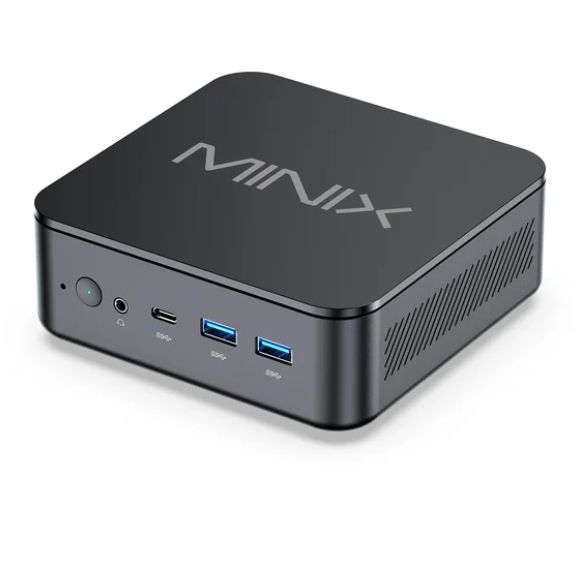 Настолен компютър MiniX NGC NR660LP AMD Ryzen 5 6600H, 16GB DDR5, 512GB SSD, Dual LAN, Dual HDMI, USB-C, Windows 11 Pro