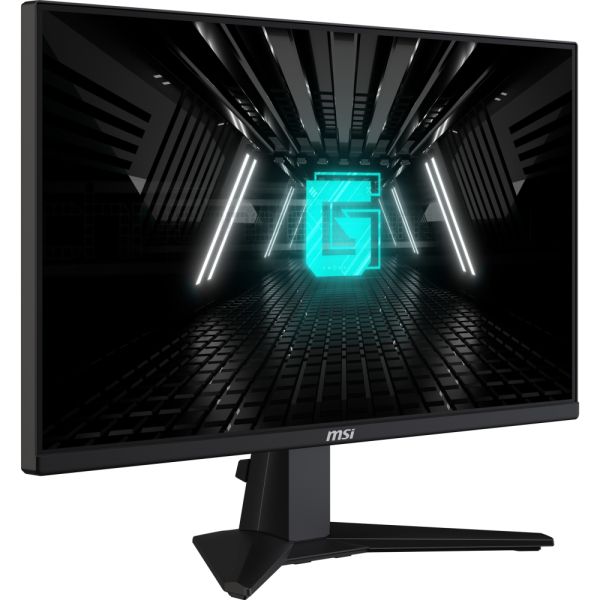 Монитор MSI G255F Gaming Monitor, 24.5", 1ms, 180Hz Rapid IPS, 1920x1080 FHD, AMD FreeSync Premium, Night Vision, Anti-Flicker, Less Blue Light, 300nits AG, 16.7M, 1000:1, 100M:1, DP(1.2a), 2xHDMI (2.0b), Headphone out, Tilt, VESA 100, Black, 3.24kg