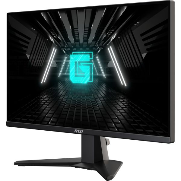 Монитор MSI G255F Gaming Monitor, 24.5", 1ms, 180Hz Rapid IPS, 1920x1080 FHD, AMD FreeSync Premium, Night Vision, Anti-Flicker, Less Blue Light, 300nits AG, 16.7M, 1000:1, 100M:1, DP(1.2a), 2xHDMI (2.0b), Headphone out, Tilt, VESA 100, Black, 3.24kg