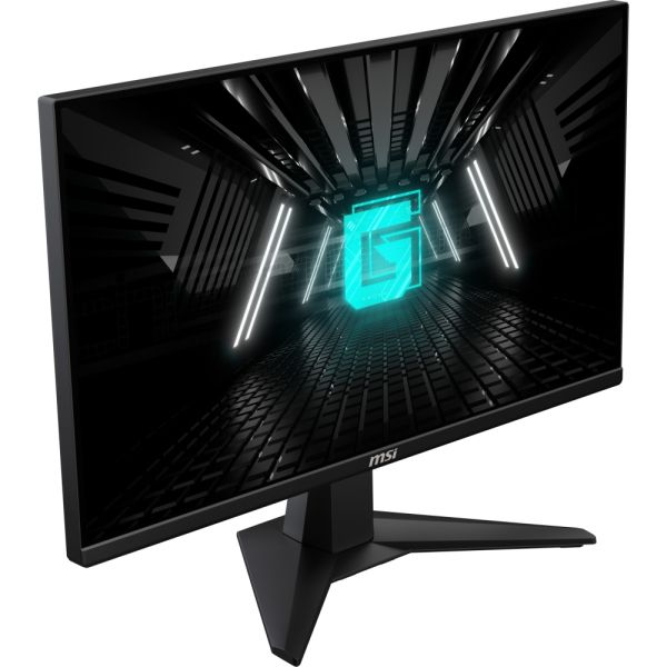 Монитор MSI G255F Gaming Monitor, 24.5", 1ms, 180Hz Rapid IPS, 1920x1080 FHD, AMD FreeSync Premium, Night Vision, Anti-Flicker, Less Blue Light, 300nits AG, 16.7M, 1000:1, 100M:1, DP(1.2a), 2xHDMI (2.0b), Headphone out, Tilt, VESA 100, Black, 3.24kg