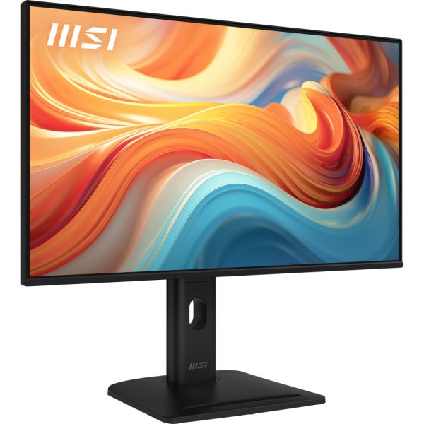 Монитор MSI PRO MP275PG E14 Proffesional Bussiness Monitor, 27", 1ms, 144Hz IPS, 1920x1080, FSync, EyesErgo, Anti-flicker, Eye-Q Check, Project Mode, HDR Ready, 300nits AG, 1500:1, 100M:1, sRGB 116%, DP, HDMI, D-Sub, 2x2W, Pivot, Heigh Adj., VESA, Black, 