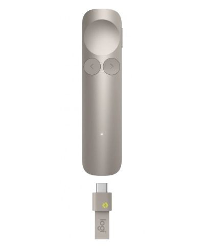 Безжичен презентер Logitech Spotlight 2 Presentation Remote - Sand