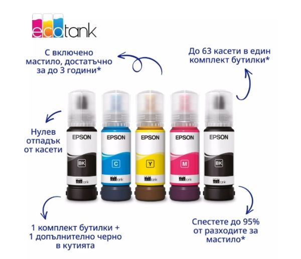 Мастилоструен принтер Epson EcoTank L1350