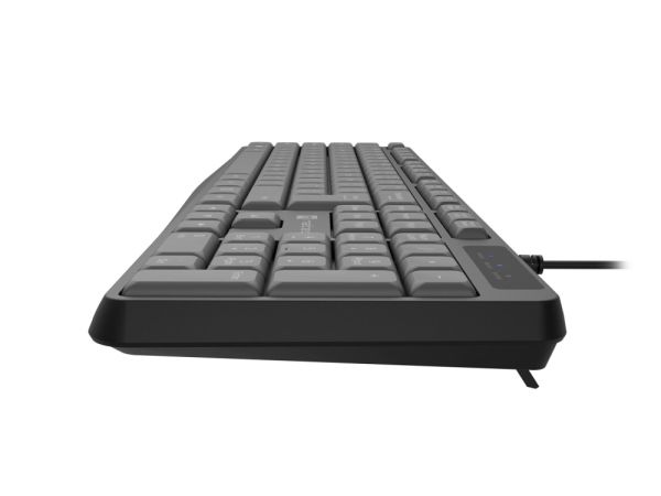 Клавиатура Natec keyboard Nautilus SLIM Black-Grey US layout