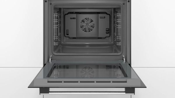 Фурна за вграждане BOSCH HBF114BS1 – 66 литра, хидролитично почистване, неръждаема стомана