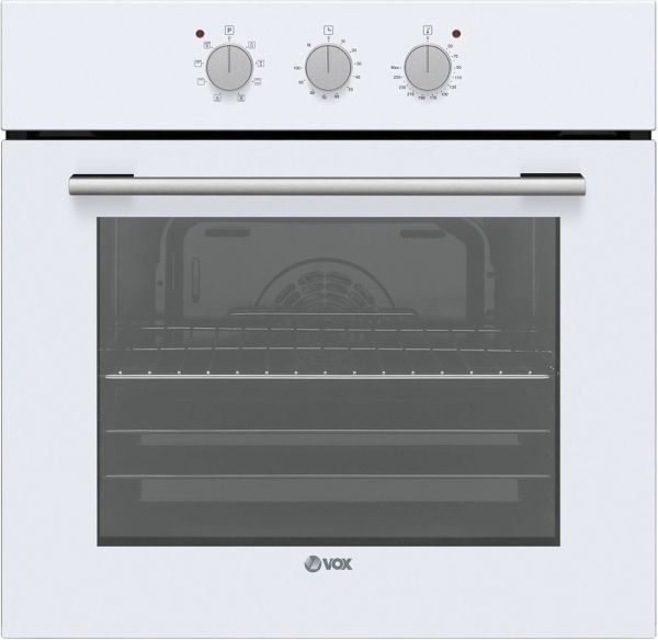 Фурна за вграждане VOX EBM2110W – 65 литра, двоен грил, вентилатор, енергиен клас A