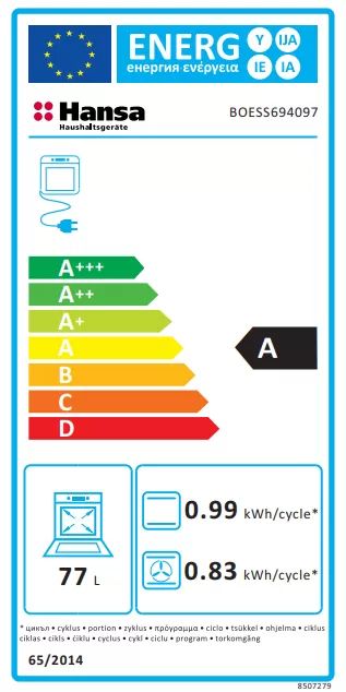 ФУРНА ЗА ВГРАЖДАНЕ HANSA BOES 694097