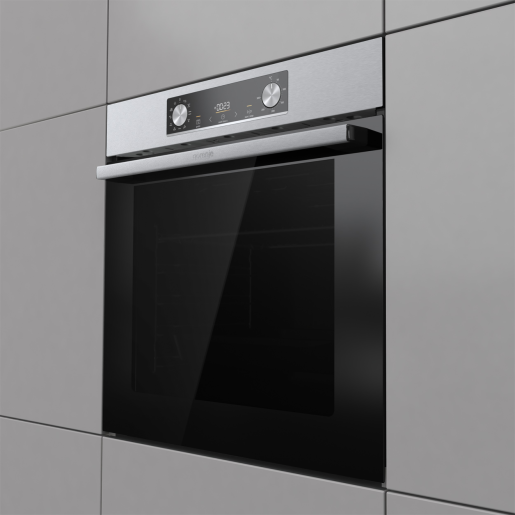Фурна за вграждане Gorenje BO6735E02X – 77 литра, функция Пица, PerfectGrill, клас A