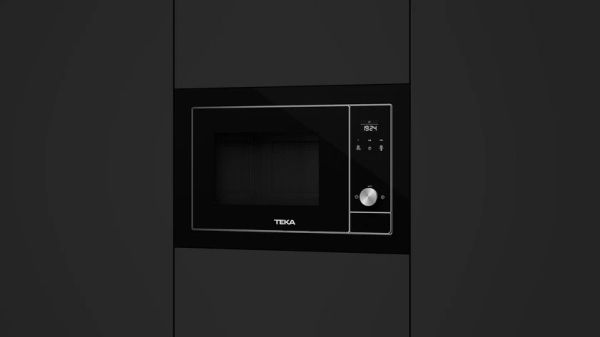 Микровълнова фурна за вграждане TEKA ML 8200 BIS – 20 литра, грил, сензорно управление, черна