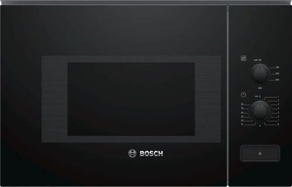 Микровълнова фурна за вграждане BOSCH BFL520MB0 – 20 литра, 800 W, черна