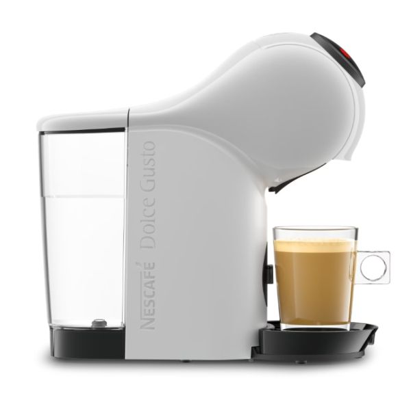 Кафемашина Krups KP243110 Genio S White – стил, персонализация и перфектно кафе всеки път