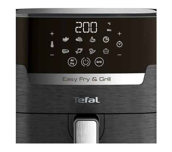 Еър фрайър Tefal EY505815 Easy Fry & Grill 2-in-1 – 4.2L, 1550W, горещ въздух + грил, 8 програми