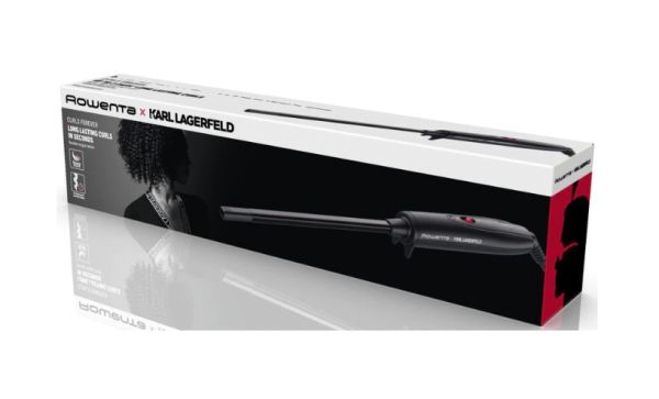 Маша Rowenta CF311LF0 Karl Lagerfeld – 10 mm тънък цилиндър, Keratin & Shine, 180°C, 30 сек нагряване