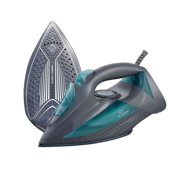 Ютия за гладене с пара EK-291 C – 3000W, керамична плоча, антикапкова система, вертикална пара