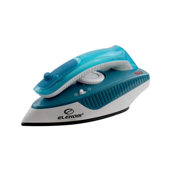 Туристическа ютия ЕК-388T – компактна парна ютия 1000 W със сгъваема дръжка и отделящ се контейнер