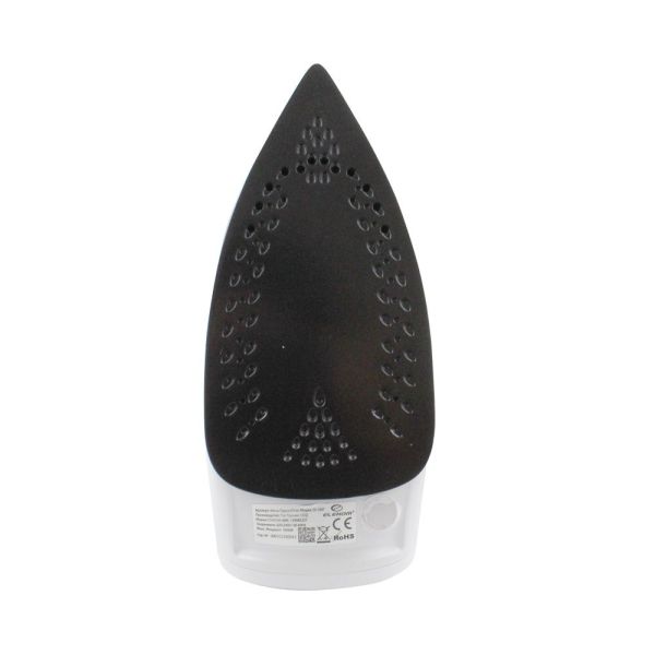 Туристическа ютия ЕК-388T – компактна парна ютия 1000 W със сгъваема дръжка и отделящ се контейнер