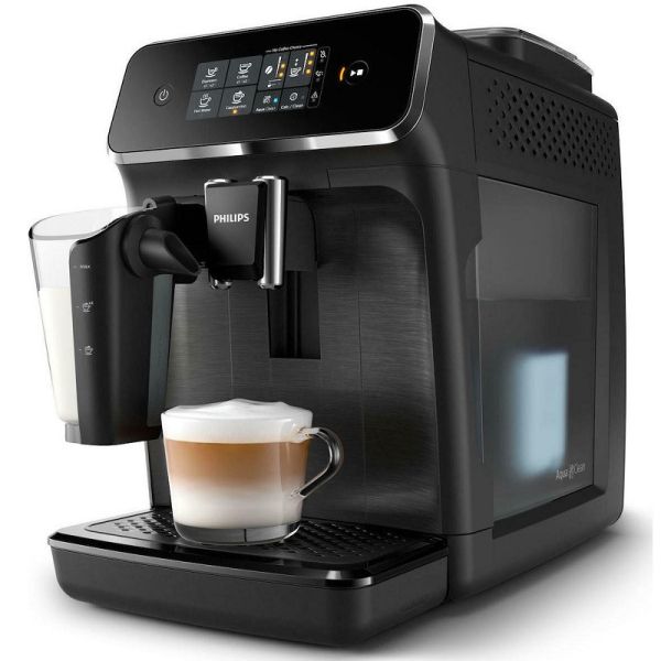 Кафеавтомат Philips EP2230/10 – автоматична еспресо машина 15 bar, система за мляко, черна