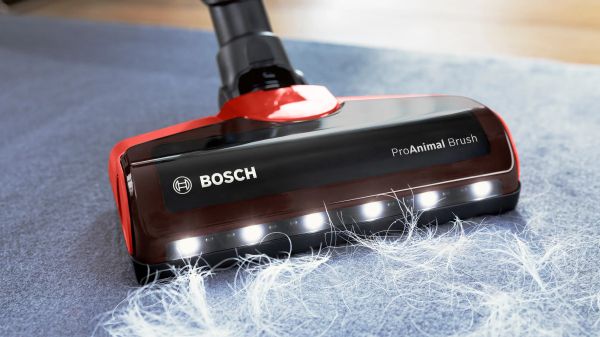 Прахосмукачка Bosch Unlimited 7 ProAnimal BBS711ANM – безжична 2 в 1, 18 V, до 40 мин, циклонна, AllFloor ProAnimal четка с LED