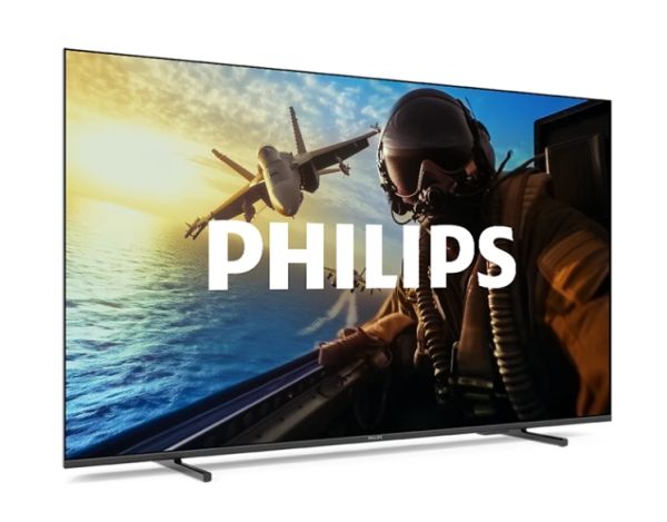 Телевизор Philips 50PUS7000/12, 50" 4K UHD DLED, 3840 x 2160, DVB-T/T2/T2-HD/C/S/S2, Pixel Precise Ultra HD, HDR+, HLG, Titan OS, Dolby Atmos, 3*HDMI, VRR, 2*USB, 802.11ac, BT 5.2, 20W RMS, Black
