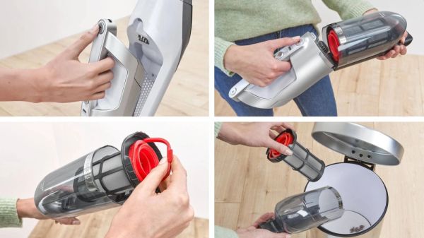 Прахосмукачка Bosch BBH3ALL28, Cordless Handstick Vacuum cleaner 2 in 1 Flexxo Gen2 28Vmax, Serie 4, built-in accessories, White
