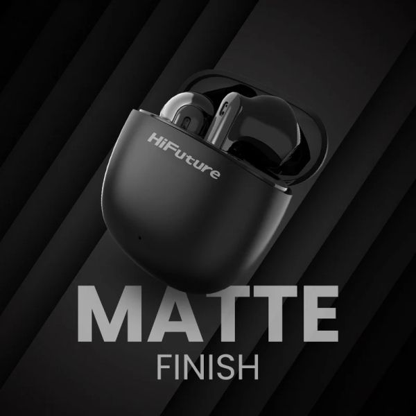 Слушалки HiFuture ColorBuds2 Black, Fashion TWS Earbuds, *5+15hours Play time,  Bluetooth 5.3, 10MM Driver, Soft Bass, Comfort Fit, Colorful option