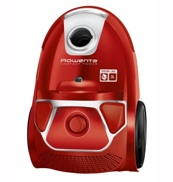 Прахосмукачка Rowenta RO3953EA, Compact Power parquet ACAA, 75db, H+ bag, SPA upgrade suction head, TTM + XL with brush, parquet + crevice tool 2 in 1 + upholstery nozzle, color red