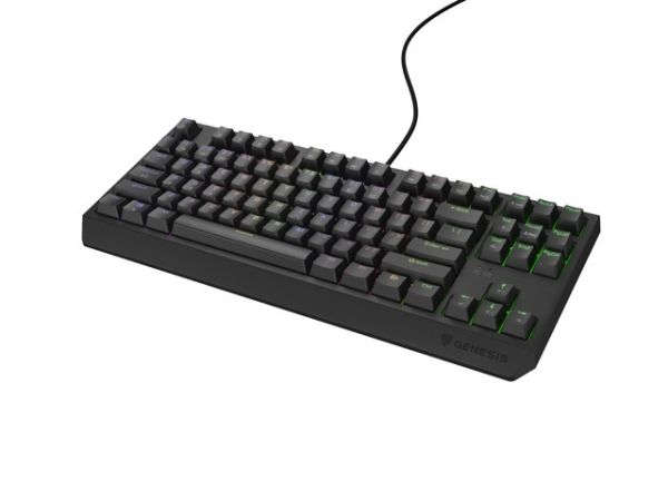Клавиатура Genesis Gaming Keyboard Thor 230 TKL US RGB Mechanical Outemu Brown Black Hot Swap