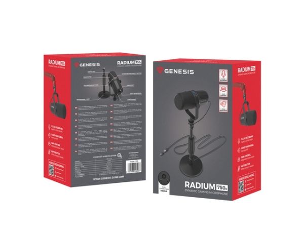 Микрофон Genesis Microphone Radium 750D Studio USB/XLR Stand