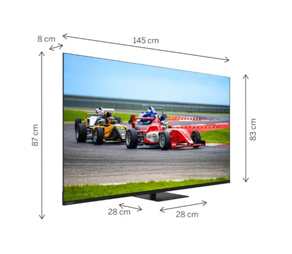 Телевизор Thomson Smart QLED Pro TV 65"; Google TV; 3840 x 2160 (4K UHD), DLED, 144 Hz, DVB-T/T2/C/S/S2, HDR10, Wi-Fi, Bluetooth, LAN, HDMI 4 (2.1), USB 2 (2.0) + 1 (3.0), Central Swivel Stand, Black